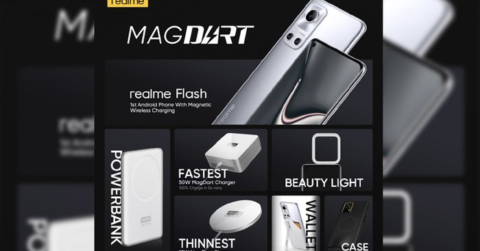 realme เปิดตัว MagDart ที่ชาร์จไร้สายด้วยแม่เหล็กที่เร็วที่สุดในโลก