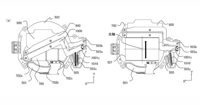 Canon ยื่นจดสิทธิบัตร กลไกสำหรับปกป้องเซนเซอร์รับภาพในกล้องมิเรอร์เลส