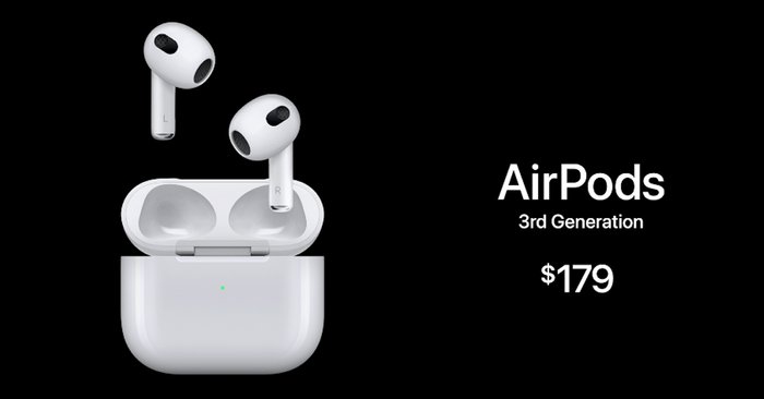 แอปเปิลเปิดตัว AirPods เจเนอเรชั่นใหม่ ให้คุณเป็นเจ้าของในราคา 6,790 บาท