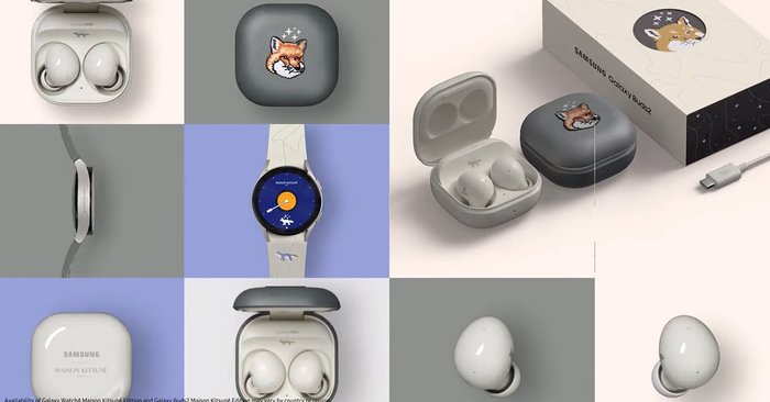 Samsung จับมือกับ Maison Kitsuné สร้าง Galaxy Watch 4 และ Galaxy Buds 2 ในแบบ Limited Edition