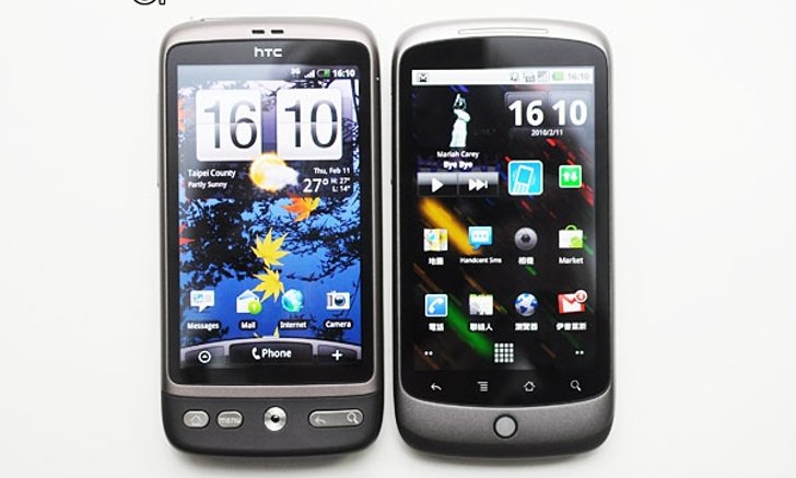 HTC Desire ประชัน Google Nexus One