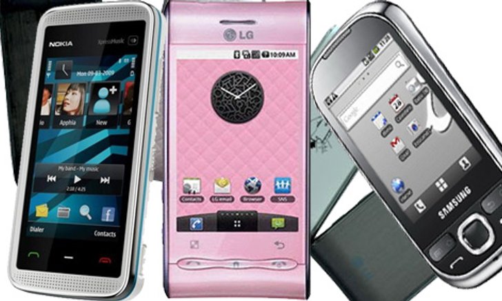 ศึก 3 เส้า : Samsung Galaxy 5, Nokia 5530, LG GT540 Optimus