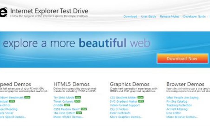 MS พรีวิว IE10 ยันใช้กับ Win7 ขึ้นไป!!!