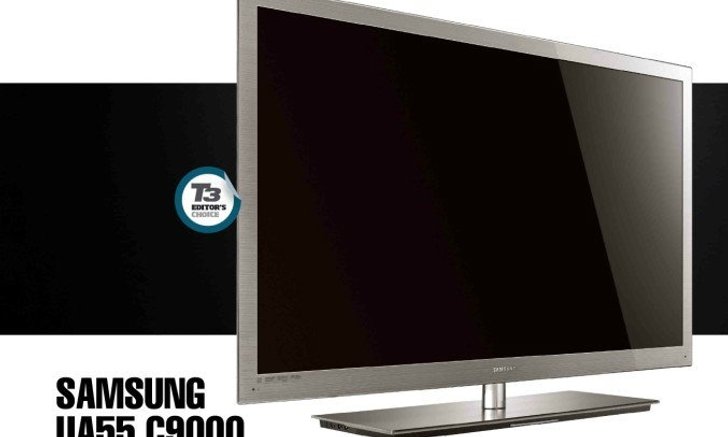 SAMSUNG UA55 C9000 LED TV 3 มิติที่บางที่สุดในโลก