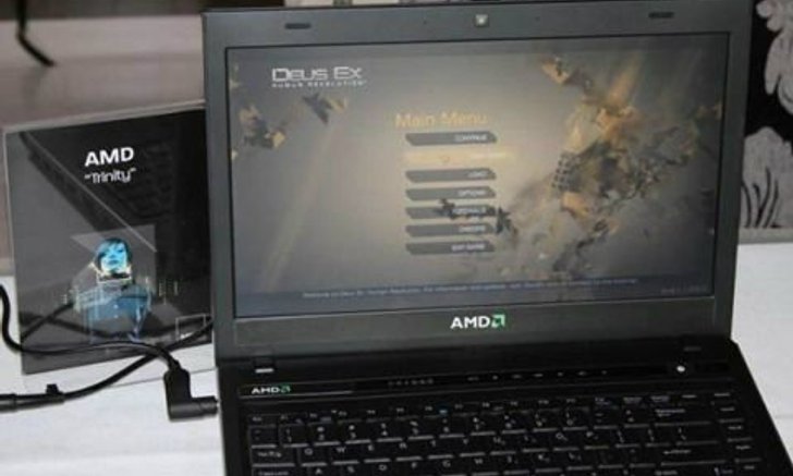 โชว์โน้ตบุ๊กชิพ APU Trinity ใหม่ จาก AMD