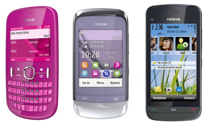 Nokia ลุยตลาดรับเทศกาลปีใหม่เปิดตัวโทรศัพท์มือถือ 3 รุ่น Asha 200,C2-06 และ C5-06 ในราคาสุดคุ้ม