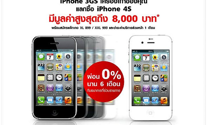4 วันสุดท้ายเท่านั้น!! ทรูมูฟ เอช จัดหนักรับซื้อ iPhone 3GS ให้ราคาสูงสุด 8,000 บาท