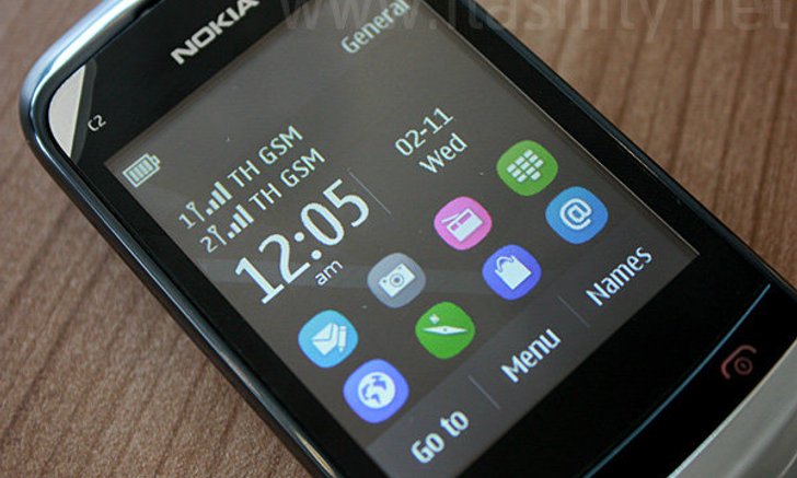 Nokia C2-06 ฟีเจอร์โฟน 2 Sim แบบ Touch and Type ราคาประหยัดวัสดุคุณภาพเยี่ยม