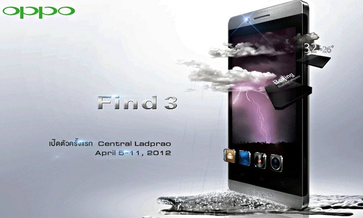 OPPO Find3 opening