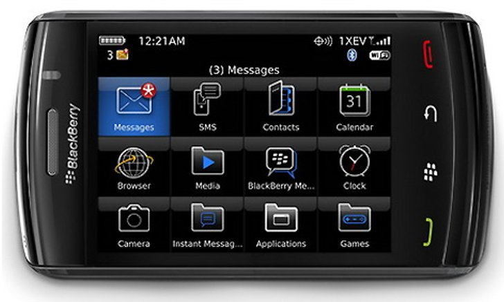 RIM เปิดตัว สมาร์ทโฟนรุ่นใหม่ แบล็กเบอร์รี่ สตอร์ม 2