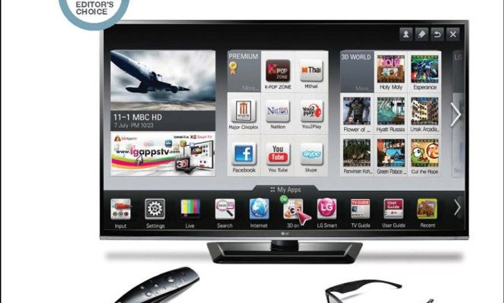 LG PM4700 3D PLASMA TV ฟังก์ชัน Smart TV เพื่อชีวิตออนไลน์สมบูรณ์แบบ