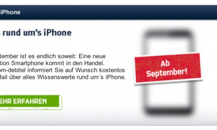 ค่ายมือถือดังเผย iPhone 5 เปิดตัวเดือนกันยายนนี้ตามคาด!