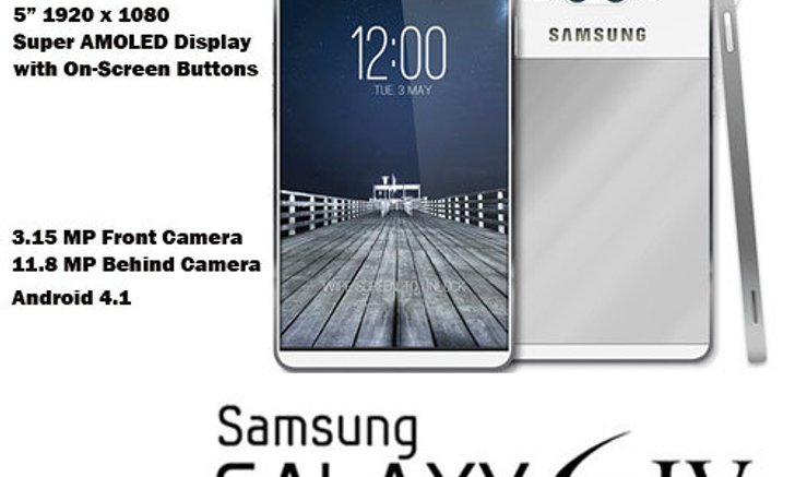 ลืออีก !! Galaxy S4 มาพร้อมจอขนาด 5 นิ้ว Super AMOLED