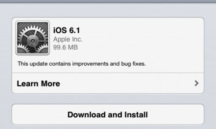 คลอดแล้วจ้า "iOS 6.1" รองรับ LTE, ใช้งาน Siri ดีขึ้น ฯลฯ