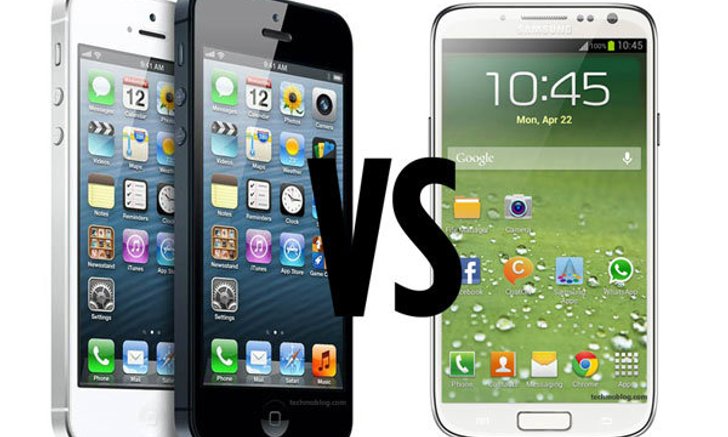 เปรียบเทียบสเปค Samsung Galaxy S4 vs iPhone 5