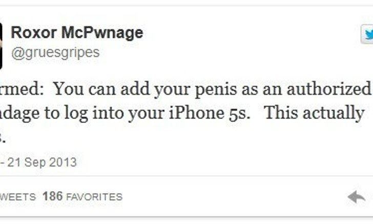 หัวนมยังไม่พอ คุณยังสามารถใช้อวัยวะเพศปลดล็อค iPhone 5s ได้!!!