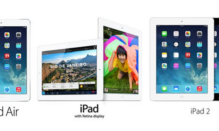 เปรียบเทียบสเปค iPad Air (iPad 5) vs iPad 4 vs iPad 2 พัฒนาขึ้นอย่างไรบ้าง ?