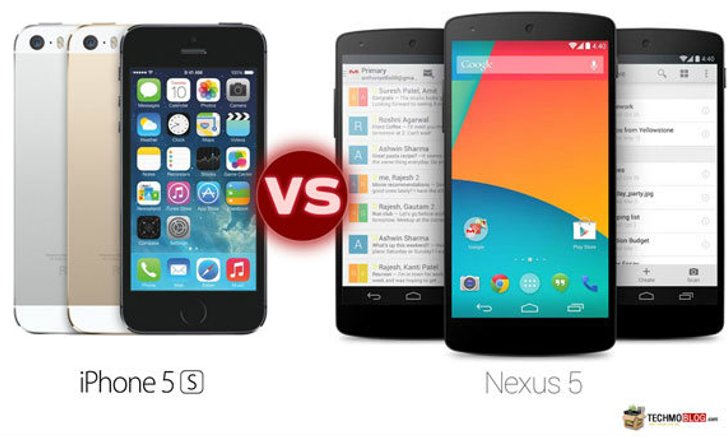 เปรียบเทียบ สเปค iPhone 5S vs Nexus 5 รุ่นใดเหนือกว่า ?