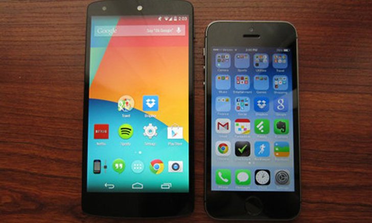 Nexus 5 ลองดี ขอท้าชน iPhone 5s