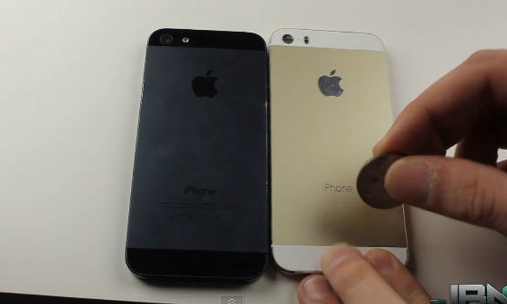 ทดสอบ กรอบหลัง iPhone 5S (ไอโฟน 5S) สีทอง ทนรอยขีดข่วนหรือไม่ ?