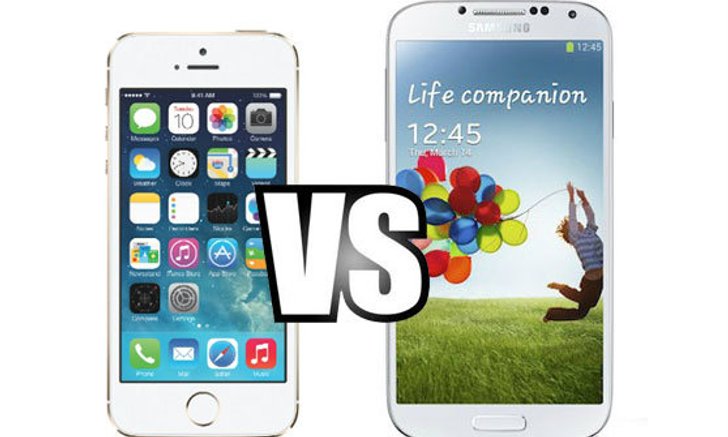 iPhone 5S vs Samsung Galaxy S4 ใครมาวิน ชนะเลิศ