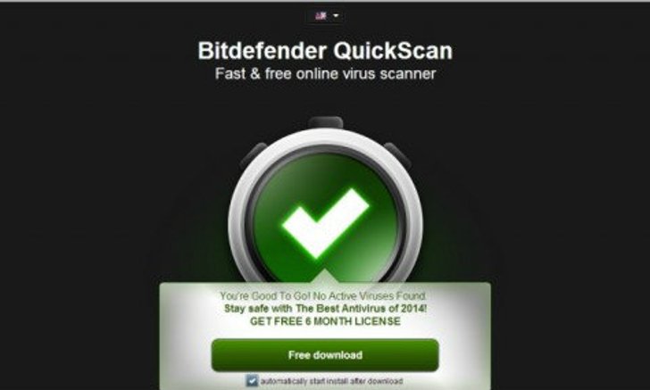 Bitdefender สแกนไวรัสออนไลน์ สะดวกใช้ ไม่เสียเงิน