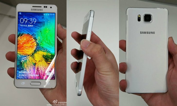 หลุดตัวเป็นๆ Galaxy Alpha สีขาว งานนี้ iPhone มีหนาว!!