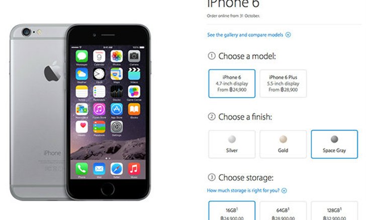 อัพเดทราคา iPhone 6 และ 6 Plus จากทุกค่าย