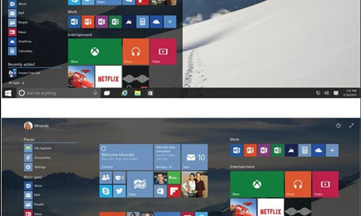 สรุปมีอะไรใหม่ใน Windows 10