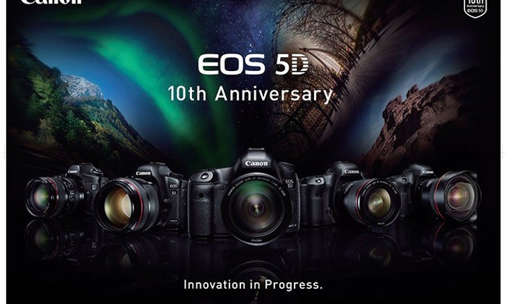 แคนนอนฉลองความสำเร็จครบรอบ 10 ปีกล้องตระกูล EOS 5D