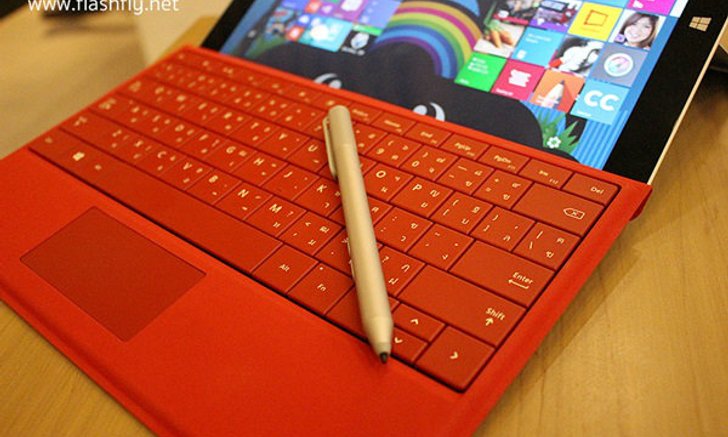 พรีวิวแรก Surface 3 แท็บเล็ตที่บางและเบาที่สุดในตระกูล Surface จาก Microsoft
