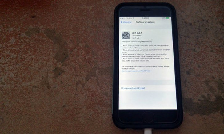 แก้ไขทันควัน iOS 9.0.1 เปิดตัวใหม่โหลดแล้วนะครับ