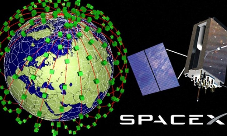 SpaceX จะส่ง 'ดาวเทียมอินเตอร์เน็ต' ขึ้นสู่วงโคจร ในปี 2019