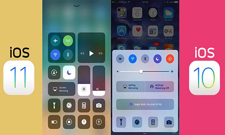 เทียบหน้าตาและฟีเจอร์ iOS 11 กับ iOS 10 ของใหม่ต่างจากของเก่าอย่างไร มีอะไรเพิ่มเข้ามาบ้าง
