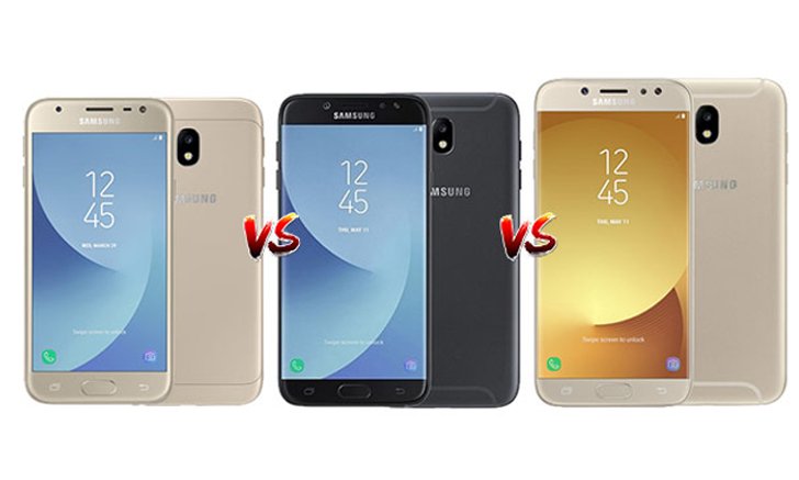 เทียบ Samsung Galaxy J3, J5 และ J7 เวอร์ชันปี 2017 ใหม่ล่าสุดจากซีรีส์ Galaxy J