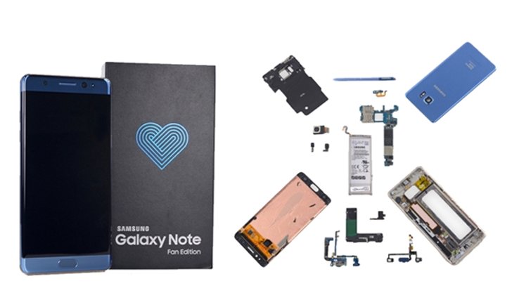 แกะดูไส้ใน Samsung Galaxy Note Fan Edition การกลับมาของมือถือตระกูล Note รุ่นล่าสุด มีอะไรซ่อนเอาไว้