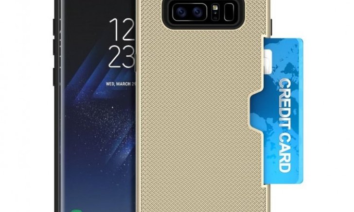 พบ Samsung Galaxy Note 8 ในภาพเรนเดอร์รูปแบบของเคส
