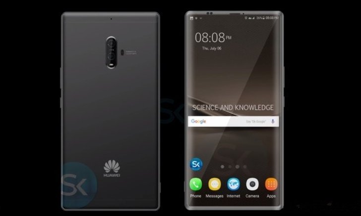 Huawei ยื่นจดทะเบียนการค้าหน้าจอไร้ขอบในชื่อ EntireView Display จ่อประเดิมใช้ในเรือธง Mate 10