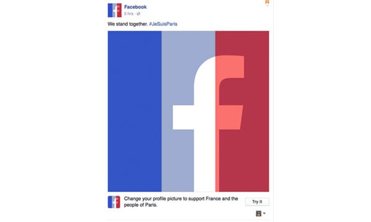 ชวนชาว Social เปลี่ยนรูป Profile ร่วมให้กำลังใจชาวปารีสกันเถอะ