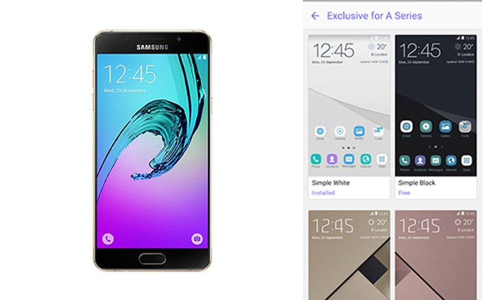 Samsung เปิดตัว Theme สุดเฉพาะสำหรับมือถือ Galaxy A Series 2016