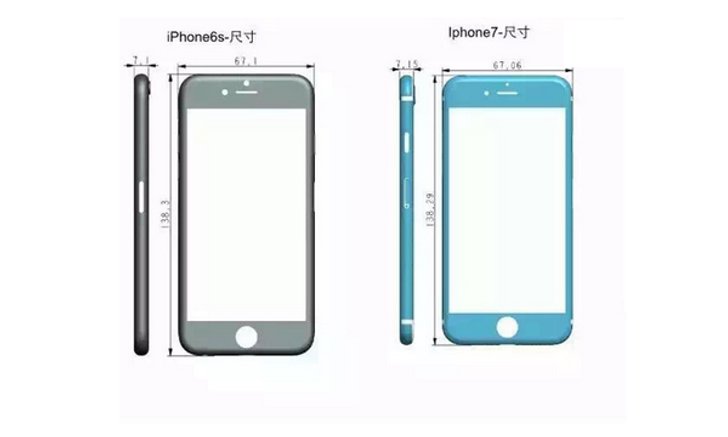 ภาพเปรียบเทียบชัดเจน iPhone 6s และ iPhone 7 รุ่นใหม่ต่างกันแค่กล้องหลัง