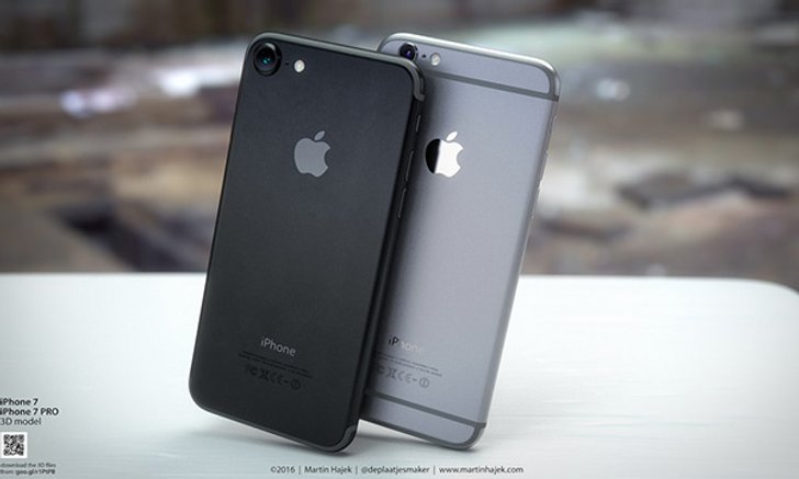 มาชมภาพเครื่อง iPhone 7 สี Space Black ส่งตรงจากเมืองนอก