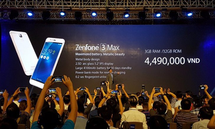 ASUS เคาะราคา ASUS Zenfone 3 Laser และ Zenfone 3 Max ในเวียดนามแล้ว