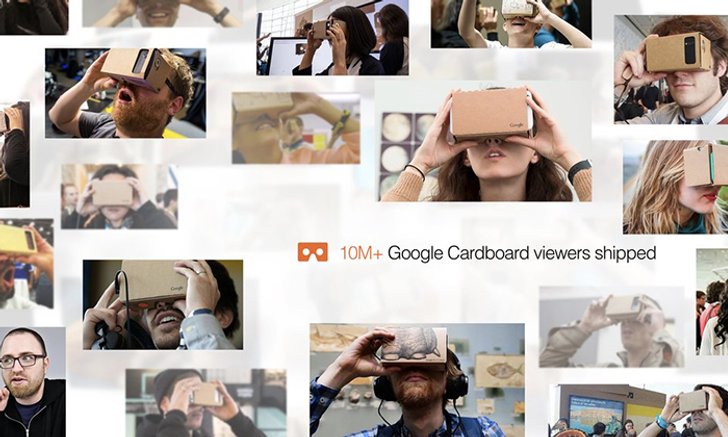 Google ประกาศ Cardboard ขายได้ 100 ล้านชุด, เพิ่มพาร์ทเนอร์ให้ Daydream และ Tango