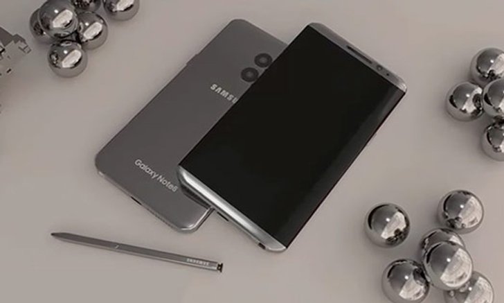Galaxy Note8 เผยดีไซน์หน้าจอไร้ขอบแบบใหม่ ใหญ่ถึง 6.4 นิ้ว คาดไฮเอนด์ขั้นสุดด้วยจอ 4K