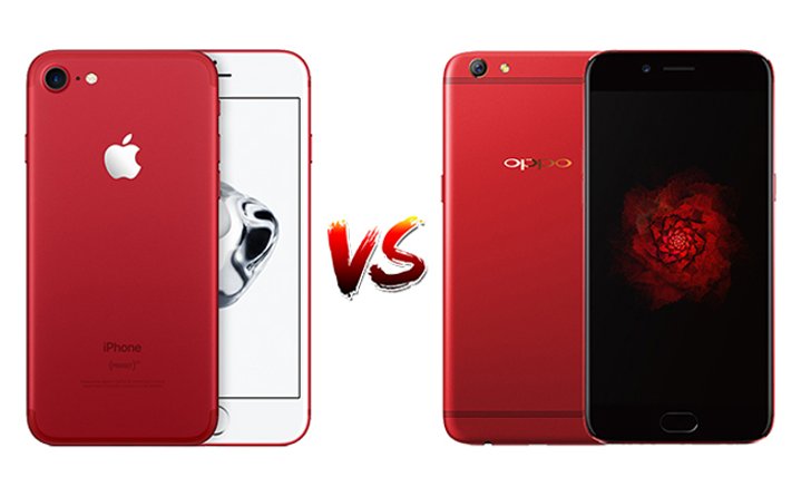 เปรียบเทียบ iPhone 7 RED และ OPPO R9s Red Edition สองสมาร์ทโฟนสีแดงที่ร้อนแรงที่สุด