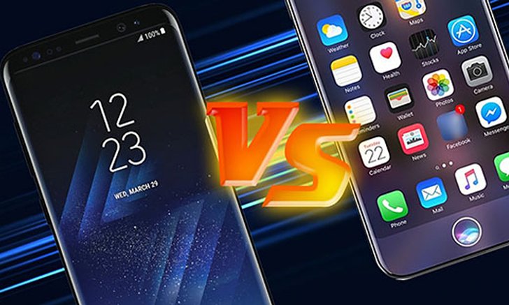 เปรียบเทียบฟีเจอร์เด่น Samsung Galaxy S8 และ iPhone 8 จากข้อมูลล่าสุด
