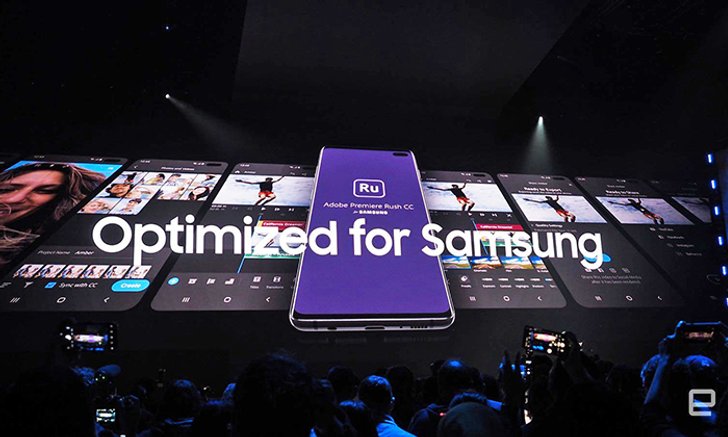 Adobe ปล่อย Premiere Rush ออกแบบเพื่อ Samsung Galaxy S10