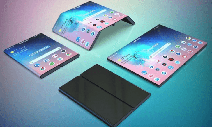 Samsung กำลังพัฒนาหน้าจอที่สามารถพับได้สองมุม!