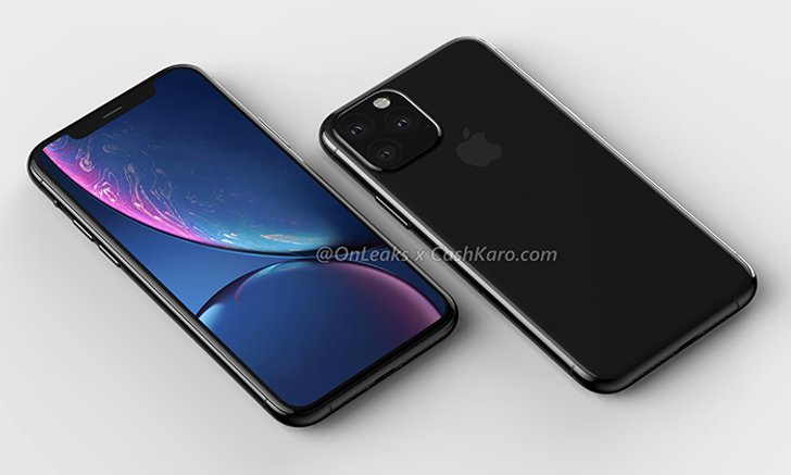 ชมภาพต้นแบบ iPhone XI, XI Max และ XI R จากคอมพิวเตอร์กราฟิก